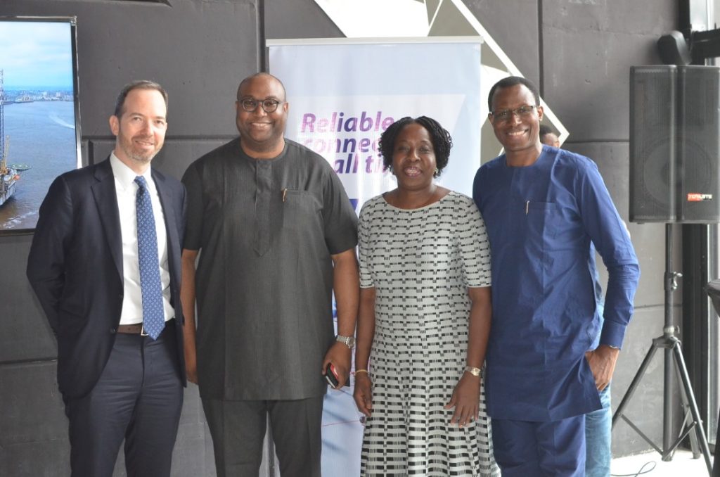 (L-R) Mr Judah Levine, CEO HIPConsult, Mr. Saidu Abdullahi, Head, NBU Partnerships SSA, Google Nigeria, Ms. Funke Opeke, CEO MainOne and Engr. Gbenga Adebay, Chairman ALTON